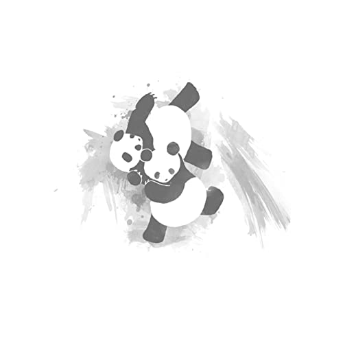 Toile panda judo mignon, le cadeau idéal pour un enfant passionné d'arts martiaux