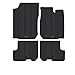 Price comparison product image TRAVALL Rubber Car Mats (set of 4) compatible with Dacia Sandero Hatchback/Stepway (2012-2020) Heavy Duty Floor Mats Moulded Premium Mats Easy Clean Black with Clips - Anti Slip All-Weather Protection