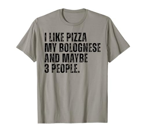Bolognese Dog Owner Pizza Lover Funny Dog T-Shirt