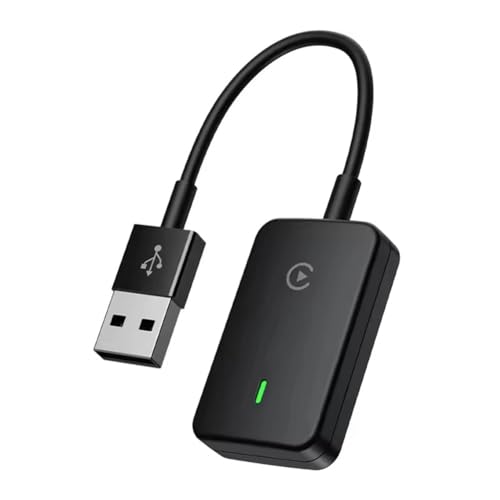 Dongle inalámbrico CarPlay Jnchdghwa, adaptador mini Plug & Play para sistema de coche