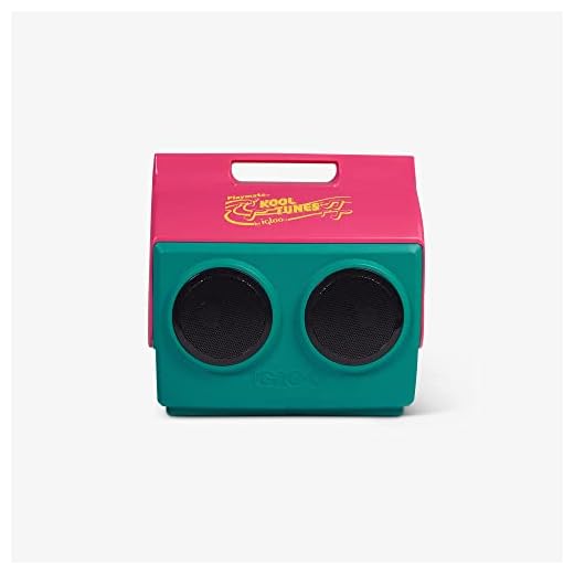 Igloo KoolTunes Bluetooth Boombox Cooler, 14 Qt Jade