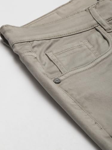 Image of Allen Cooper Skinny Low Rise Power Stretch Denim Chinos Type Jeans for Men