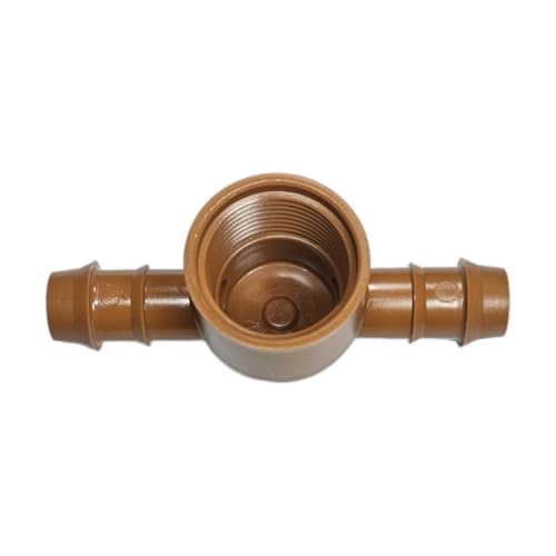 Netafim Techline 17mm Combination Tee – Insert x Insert x 3/4” FPT Connector for Drip Irrigation Systems | 32500-004735 | TL075FTEE-B (10)