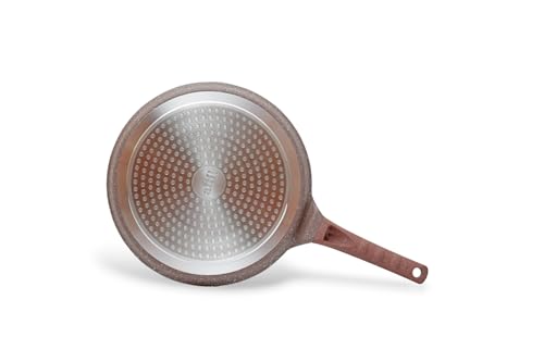 Image of ATTIL - Non Stick Mini Dosa Tawa - Gas & Induction Base - Tawa for Omlet and Mini Dosa (22cm) - Granite Brown