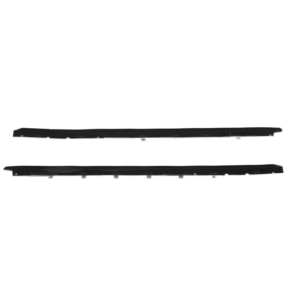 Hhpnxabaz Onecolor Car Front Window Felt Weatherstrips With Rivets Belt Rubber Black Compatible With 1984-1996 Corvette C4 For 10245645 10245646
