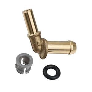 Thermostat Water Outlet Hose Connector Kit Compatible with Jaguar,Range RoverSport Land Rover Discovery4 3.0L V6/5.0L V8 Replaces LR048474 LR049990 C2Z28258