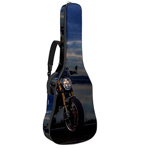 Housse imperméable pour guitare acoustique avec double bandoulière et poche Motif vacances d’été, Multicolore 04, 42… - Les Beatles, Paul McCartney, John Lennon, RIngo Starr, George Harrison Housse imperméable pour guitare acoustique avec double bandoulière et poche Motif vacances d'été, Multicolore 04, 42…
