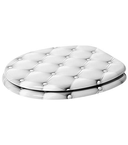 Sanilo Soft Close Toilet Seat, Wide Choice of New Toilet Seats, Stable Hinges, Easy to Mount (Comfort) - Image 3