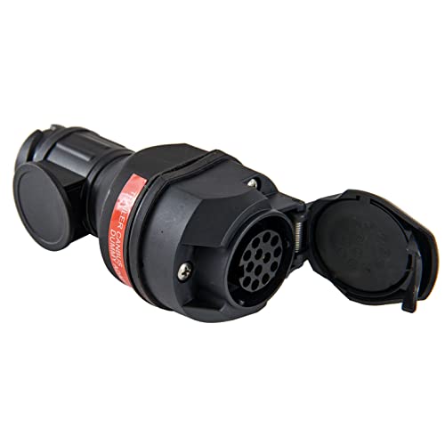 kitletsuit Anhänger Adapter 12V 13 auf 13 polig Anhängersteckdose, LED-Beleuchtungsadapter 13 polig
