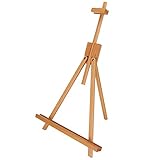El caballete de madera en miniatura es perfecto para que los artistas principiantes o los estudiantes lo usen en pequeños estudios.