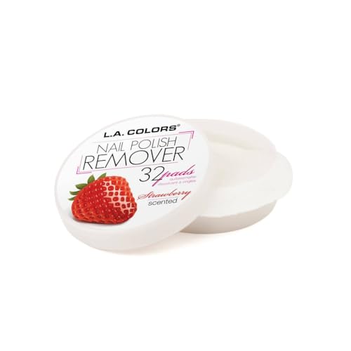 L.A. COLORS Polish Remover Pads, Strawberry Scent CNR962 - Image 3