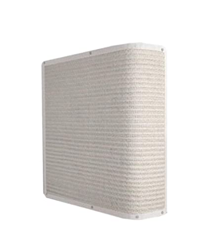 Tapis de protection canapé chat sisal blanc pour salon serein