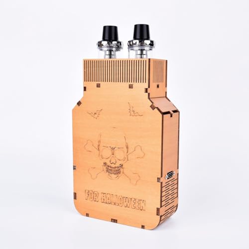 Máquina de humo portátil de mano doble cabezal miniatura 4
