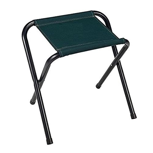 Image of Inditradition Polyester Foldable Picnic & Travel Stool | Ideal for Both Adults & Kids (Green), 33 x 33 x 3 Cm