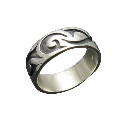 Bague en argent sterling 925 massif alliance intemporelle de qualité supérieure
