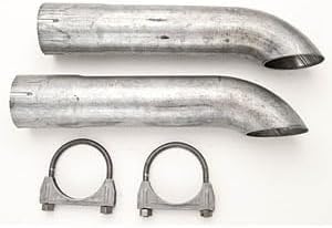 JEGS 30535 2.5" ID Exhaust Turndowns Pair