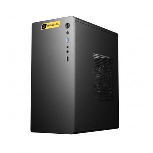 Image of TrakinPC Assembled Desktop CPU with Core i3-2170 2nd Gen 3.10Ghz II HDMI VGA Ports II NVMeM.2 Slot II HD Graphics 2000 II USB 2.0 II WiFi II Win 10 Pro II MS Office, Black (8, GB, 500, GB)