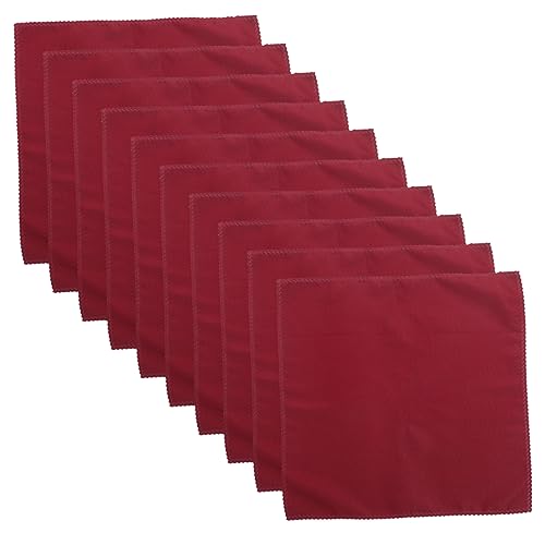 Servilletas de Tela Ciieeo Pack x10 Rojo Oscuro Oval miniatura 1