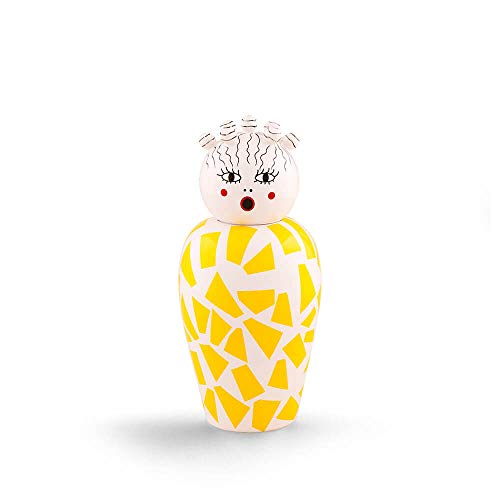 Vase Jaune Seletti Canopie Rosio Objet Deco Design avec Couvercle