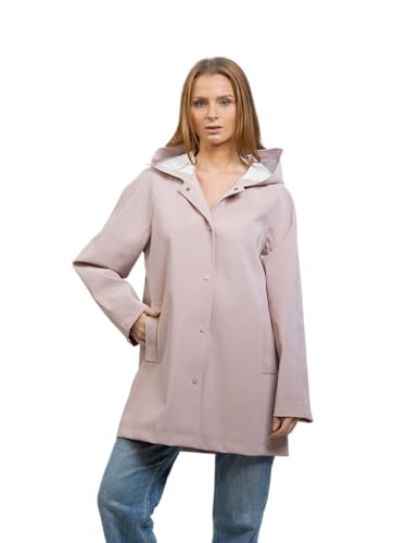 Parka imperméable haut de gamme femme veste technique coupe raglan à capuche