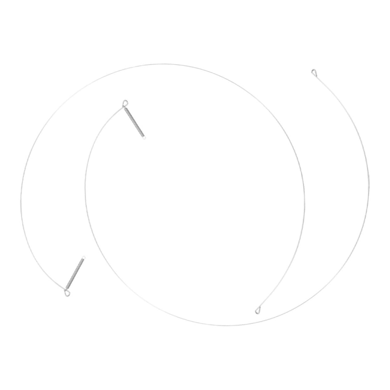 Operitacx 2pcs Stainless Steel Washer Door Boot Clamps for Front Load Washing Machine Seal Replacement Steel for Door Sealing Fit Washer Parts