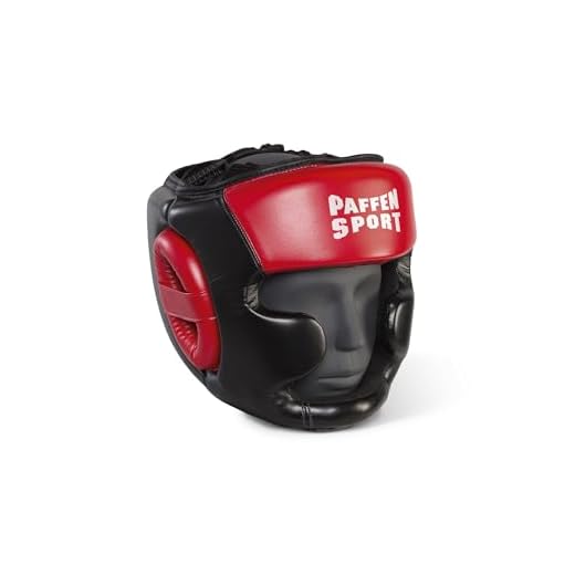 Paffen Sport Allround ECO Kopfschutz für das Training; schwarz/rot; GR: S/M