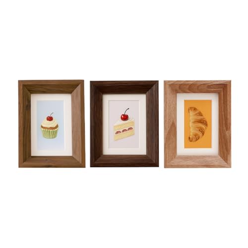 2x3 inch MDF Picture Frame,Small Wallet Size Picture...