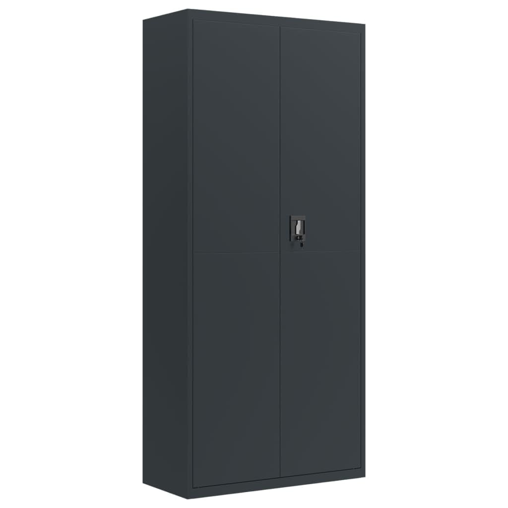 Szafka do sortowania, antracyt, 90 x 40 x 240 cm, stal