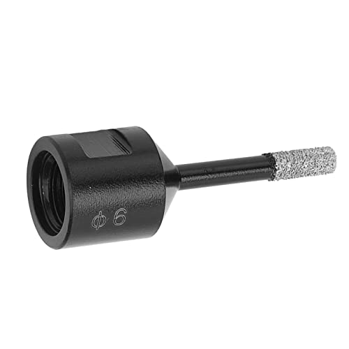 Aramox Broca para Sierra Perforadora de Mármol, Rosca M14, Herramienta de Perforación Rápida de 60 Mm con Diseño de Eliminación de Viruta Grande, Cabezal Cortador para Mármol, Granito, Azulejos, (6MM)