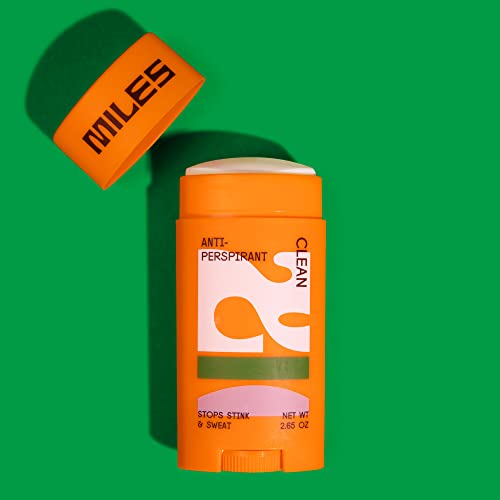 Miles - Antiperspirant And Deodorant For Teens, Tweens, & Kids - Odor And Sweat Neutralizing Technology, & Gentle On Skin - Clean - 2-Pack #TOP3