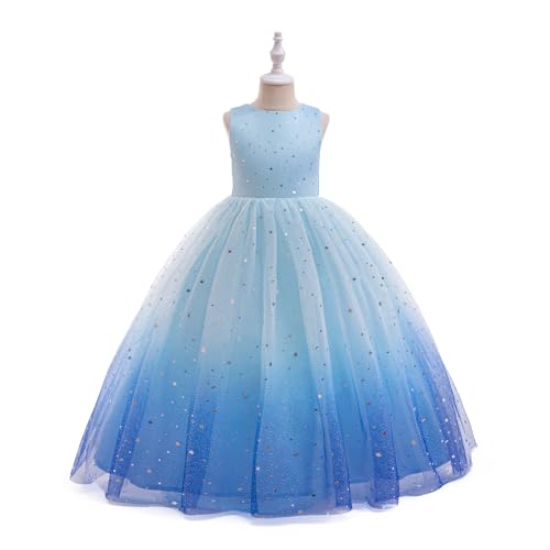 Flower Girls Tulle Dress Bridesmaid Sparkle Wedding Pageant Dresses Princess Birthday Party - Image 3