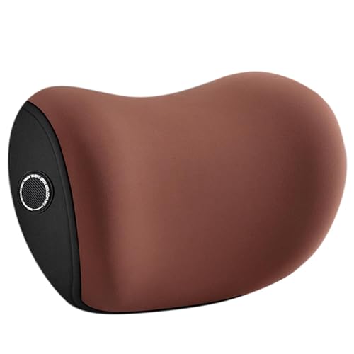 FVPKYUR Cojín Lumbar para automóvil, Almohada de Cuello de automóvil para Conducir, Cojín de Respaldo de la Silla automática, con Corrector de Postura de Correa elástica Flexible para el sofá en el