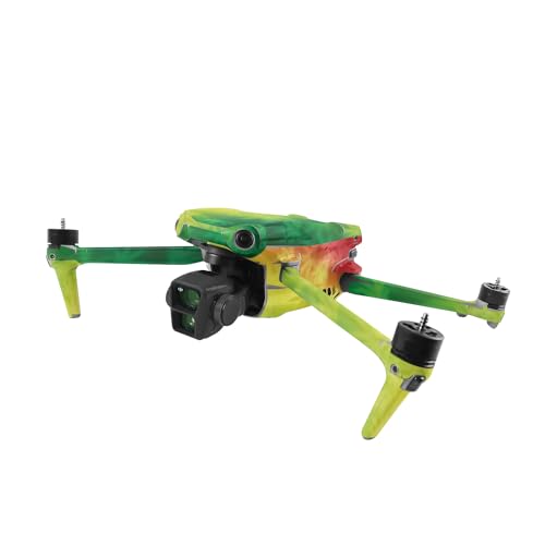 Image of MightySkins Skin Compatible with DJI Air 3 - Rasta Rainbow | Protective, Durable, and Unique Vinyl Decal wrap Cover | Easy to Apply, Remove, and Change Styles