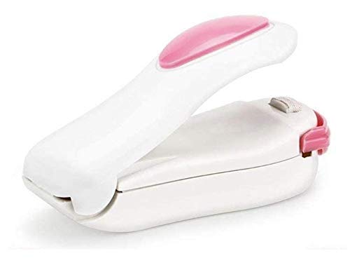 World Shopper Portable Household Mini Heat Sealer Impulse Machine for Sealing Plastic Bags Packaging (Multi Color)