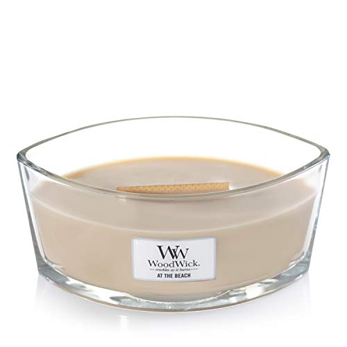 WoodWick Ellipse Scented Candle, at The Beach, 16oz | Up to 50 Hours Burn Time - Image 2