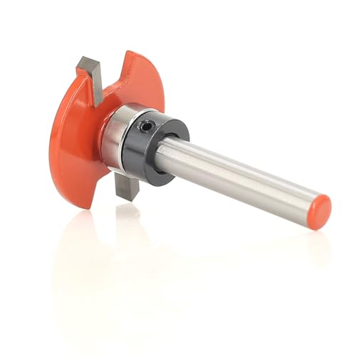Akylin Router Bits 1/4 Inch Shank, Top Bearing Slot Cutter Router Bit, 1-1/4 Cut Dia, 5/32" Height, 3/8" Depth - Image 4