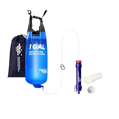 Membrane Solutions 1 Gallon Gravity Water Filter with 1 Pack S2 Replacement UF Filter — $34.59 (16% off)