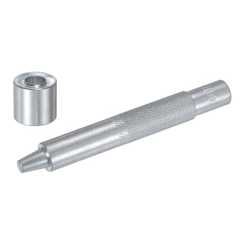 uxcell Eyelet Hole Punch Die Tool, 8mm Grommet Setter Hollow Punch for Leather Craft Clothing Handbag Fabric Curtain Setter