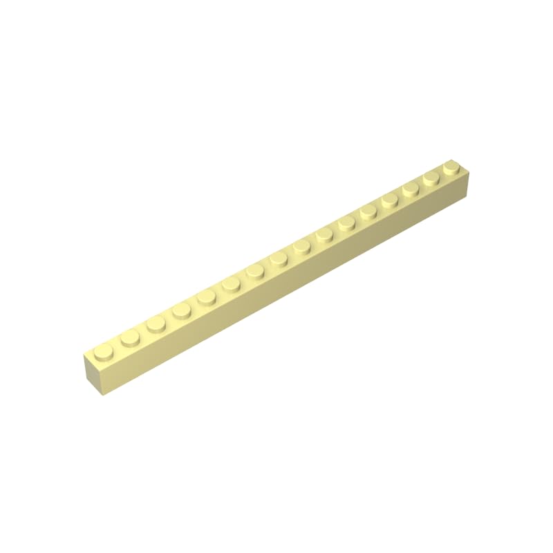 XYEIUGO 2465 Basic Bricks Brick 1x16, Light yellow, 10 PCS — image 1