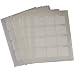 Amazing Adhesive Water Proof Lip Balm Label Stickers with Tamper Tab, 108 Labels (9 Sheets) Curated Naturals Brand