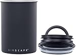 Airscape Conteneur de stockage alimentaire en acier inoxydable Air Préserver la fraîcheur des aliments (Mate Black, Medium)