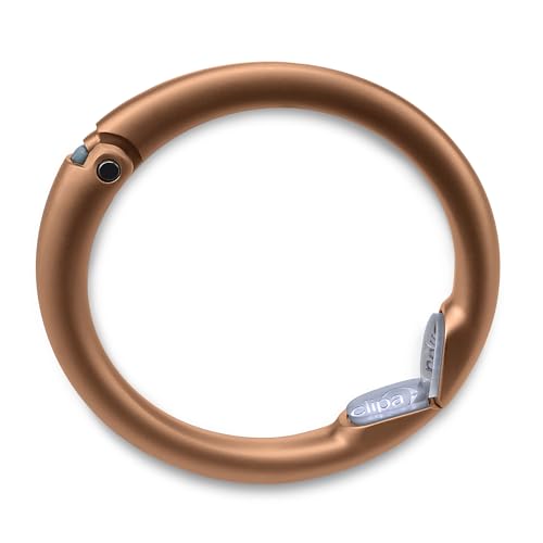 Clipa Purse Hanger – Matte Bronze PVD - The Ring That Opens into a Hook and Hangs in Just 10 mm of Space, Holds 15 kg, 3 yr. Warranty