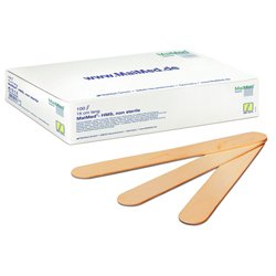 Madera Bajalenguas maimed de madera de abedul unsteril, 100 unidades/caja