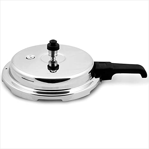 Image of Butterfly Stainless Steel 5.5-Liter Curve Pressure Cooker, Large, Silver (Single Pack)