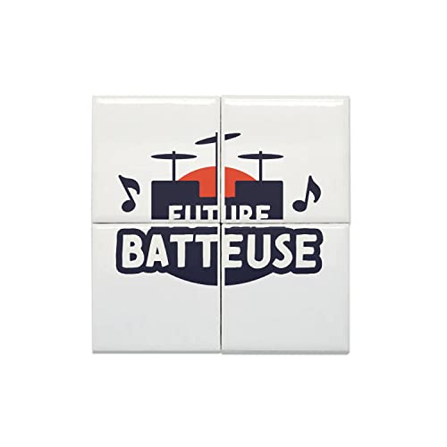 Carreaux céramique future batteuse pour personnaliser un mur blanc sans âme