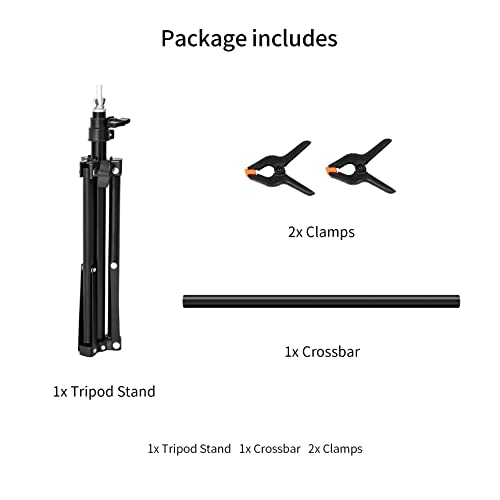 image for Selens Photography Backdrop Stand 30 Inches Small T Shape Support Ligh
