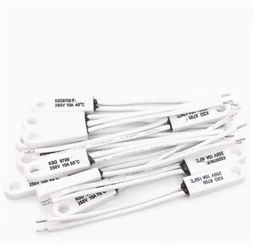 Termostato cerámico KSD9700 60°C de 10A y 250V protector térmico normalmente cerrado