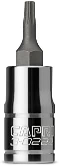 Capri Tools 3-0222 T10 Star Bit Socket, 1/4-Inch Drive