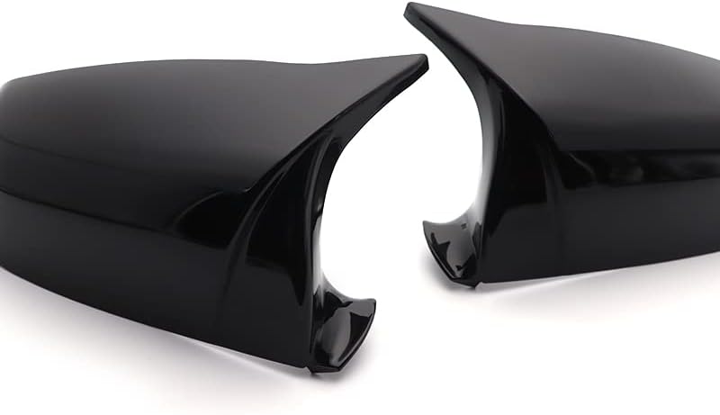 Miniatura 7 de Tapas de bocina estilo M para espejo lateral negro tapa para BMW 5 6 7 serie F01 F02 F03 F04 F06 F07 F11 F12 F13 (negro brillante)