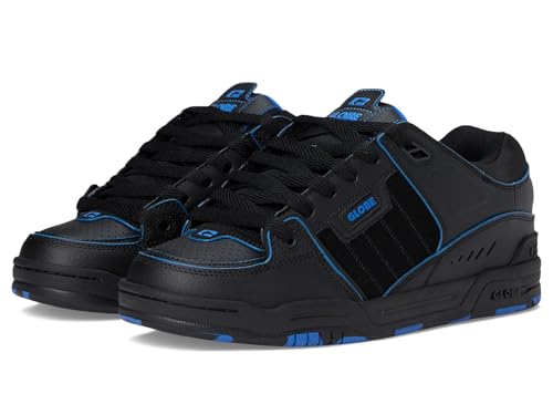 Image of Globe Men's Fusion, Black /Blue /Mosaic, 7, Medium